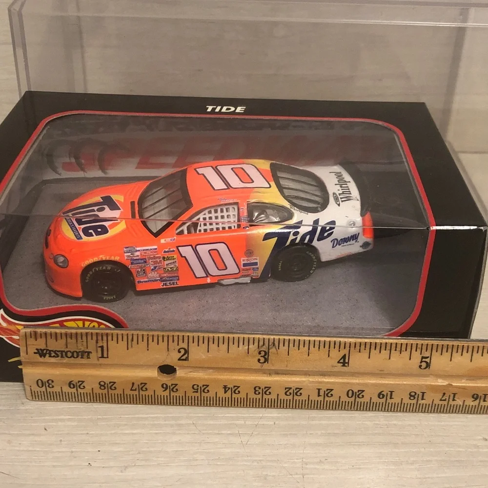 Vintage 1998 Hot Wheels NASCAR Racing Tide Die Cast Ricky Rudd #10 Car NIB NEW